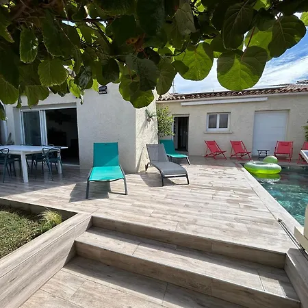 Carnon Moderne Et Climatisee A 250m Avec Piscine Ideal Pour Des Reussies Villa *