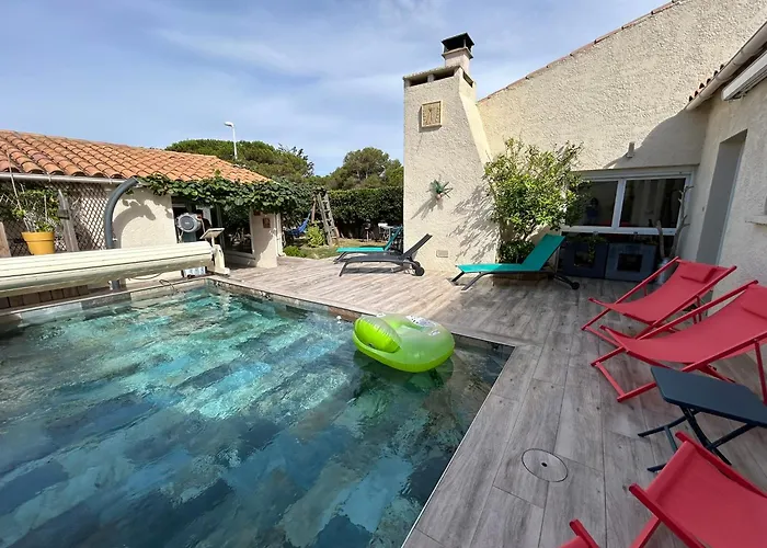 Carnon Moderne Et Climatisee A 250m Avec Piscine Ideal Pour Des Reussies Villa Mauguio