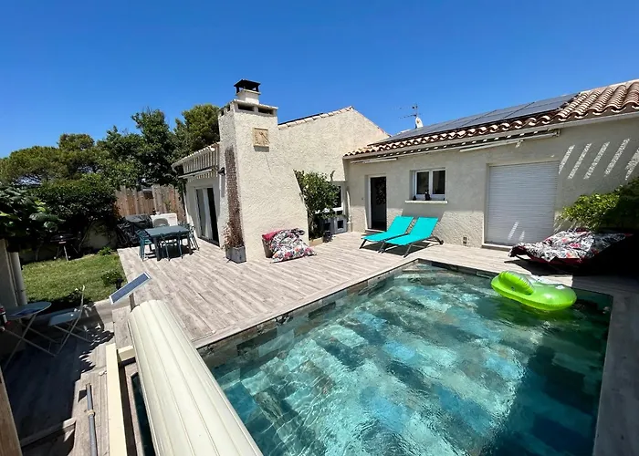 Carnon Moderne Et Climatisee A 250m Avec Piscine Ideal Pour Des Reussies Villa *
