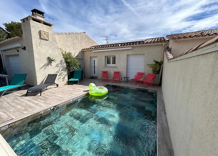 Villa Carnon Moderne Et Climatisee A 250m Avec Piscine Ideal Pour Des Reussies Mauguio